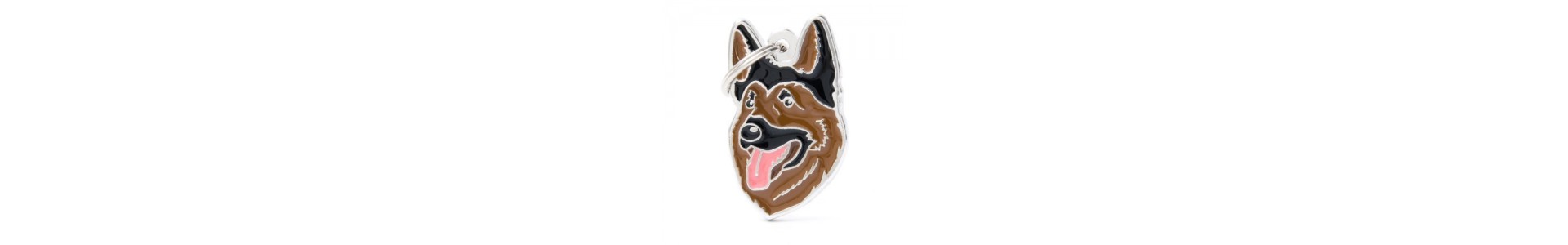 Placas My Family Friends. Chapas de razas de perros y gatos.